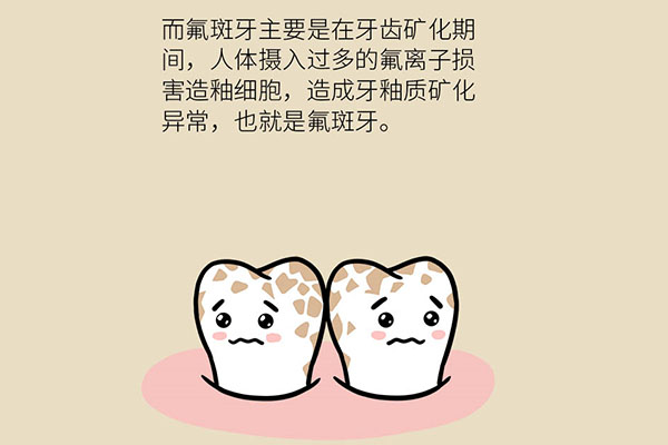 氟斑牙的临床表现是什么样的症状(氟